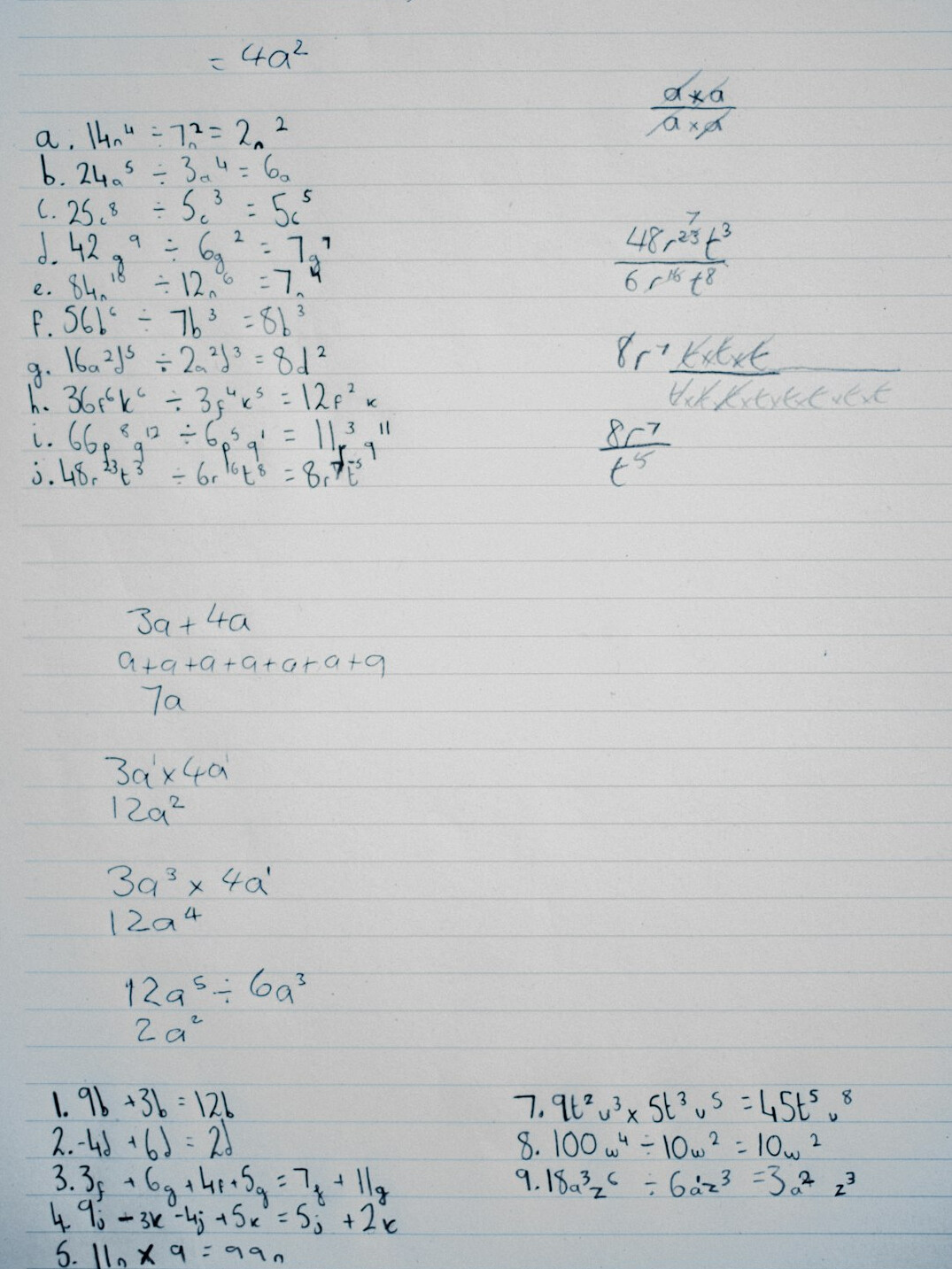 Handwritten flowchart and algorithm sketches in a notebook