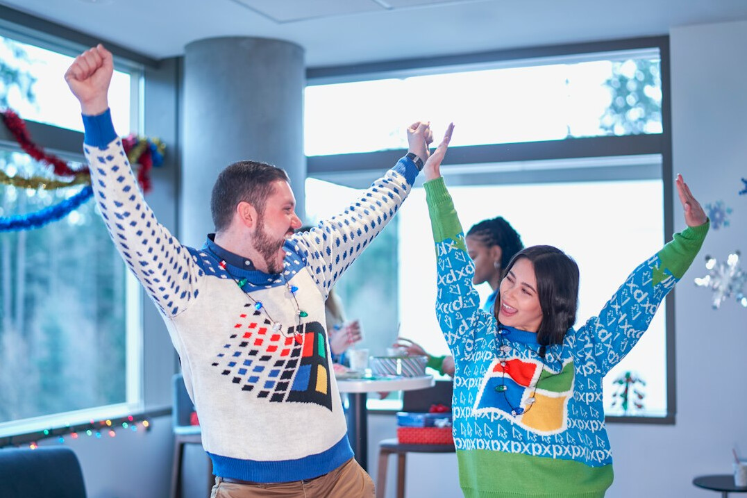 person celebrating coding milestone